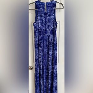 London Times Royal Blue Maxi Dress size 8